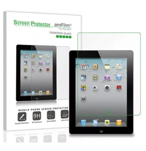 iPad 4, 3, 2 amFilm Premium Tempered Glass Screen Protector (1 Pack) - Picture 1 of 4