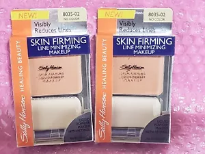 X 2 - SALLY HANSEN 8035-02 No Color SKIN FIRMING LIQUID POWDER MAKEUP NIB - Picture 1 of 2