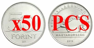 UNGARISCHE GEDENKSTÄTTE 50 Forint 2019 FÄCHTWELTMEISTERSCHAFT UNC SET 50 Stck. - Bild 1 von 2