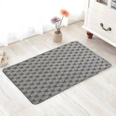 Memory Schaum Badvorleger Rutschfest Badematte Weich Badteppich Duschvorleger  ↑ - Bild 1 von 4