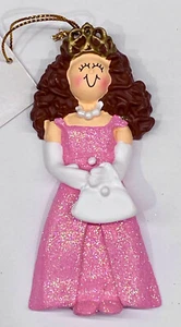 Personalized  PRINCESS   Christmas Tree Ornament - Picture 1 of 1