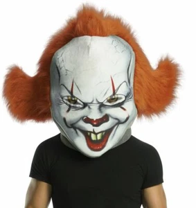 Rubies Pennywise IT Mascot Clown Mask Adult Halloween Costume Accessory 200394 - Picture 1 of 3