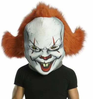Rubies Pennywise IT Mascot Clown Mask Adult Halloween Costume Accessory 200394 - Image 1 of 3