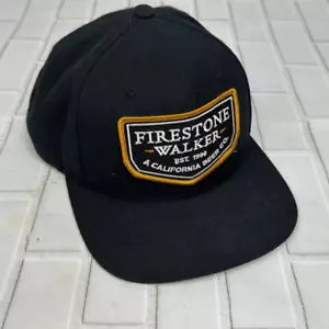 Firestone Walker Hat Snapback Beer Brewing Company Trucker Black Logo - Picture 1 of 7
