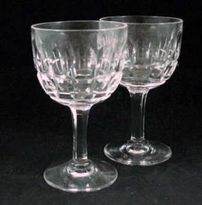 Stuart Clifton Park Gruppe von 2 Claret Weingläsern 4 3/8 Zoll Höhe - Bild 1 von 4