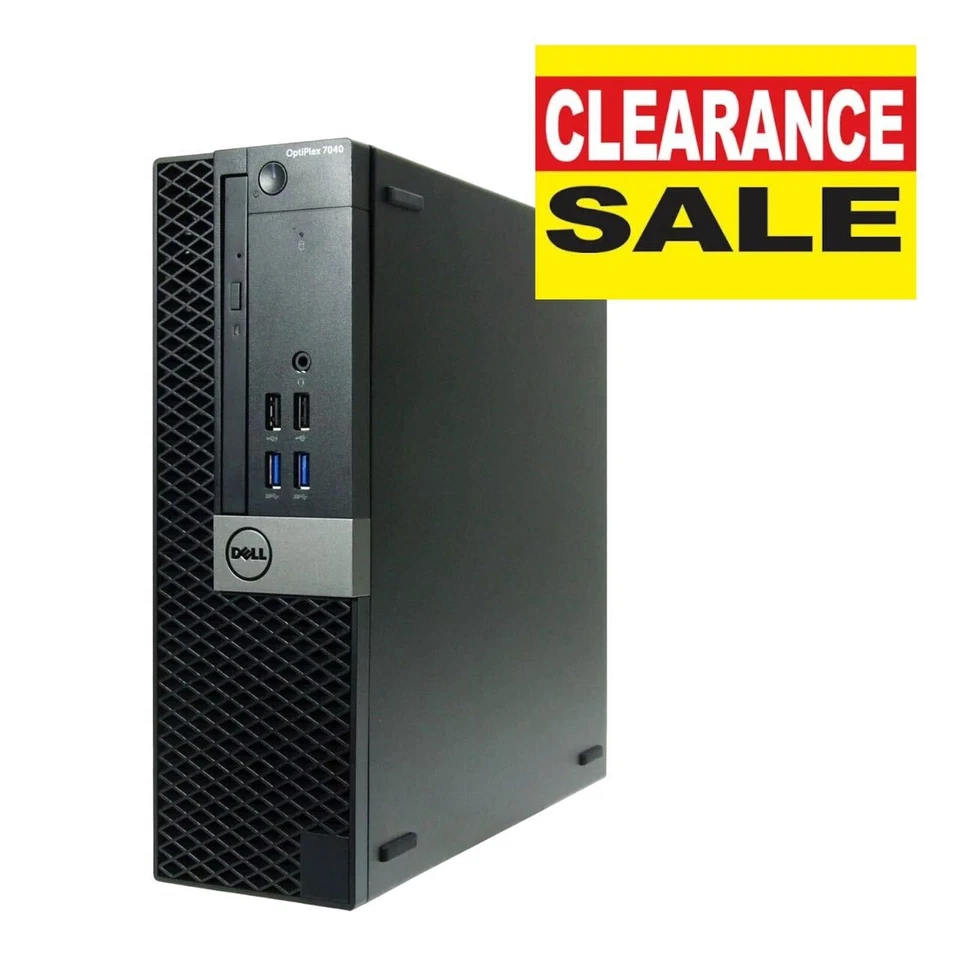 Dell Desktop Computer i5 PC SFF 16GB RAM 2TB Hard Drive Windows 11 Pro WiFi 6 BT - Image 1 of 4