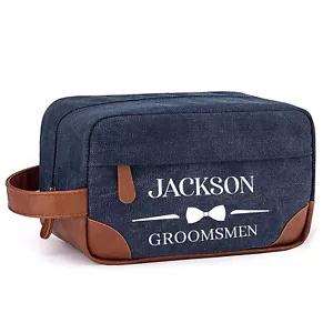 Personalized Travel Toiletry bag for women men, Shaving Bag for Travel Gift - Picture 1 of 14
