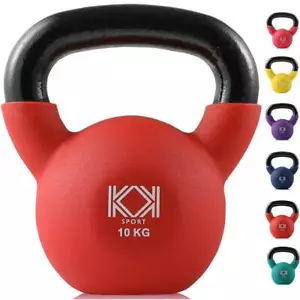 KK Neoprene Kettlebells 2Kg-14kg Cast Iron Weights Strength Exercise Training  - Picture 1 of 56