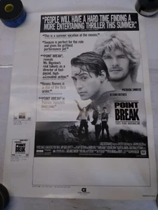 "Point Break" Ad Runner Sheet Set 17x23in (1991) Printed In U.S.A Vintage - Picture 1 of 2