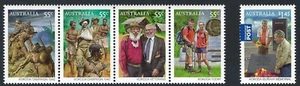 2010 Australia SG#3374/78 Kokoda PNG joint issue set of 5 mint MUH MNH - Picture 1 of 1