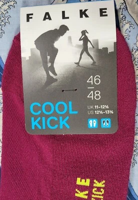 Falke Men's Cool Kick Sneaker Socks Radiant Orchid UK 11-12.5 EU 46 - 48 RRP £14 - Image 1 of 4