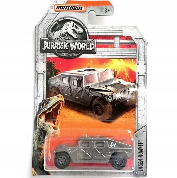 MATCHBOX JURASSIC WORLD INGEN HUMVEE 1:64 3+ FMX25 MATTEL 2018 6/18 - Immagine 1 di 1