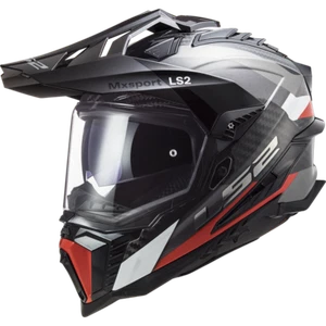 CASCO LS2 MX701 C EXPLORER FRONTIER G.TITANIO ROJO-06 - Imagen 1 de 7