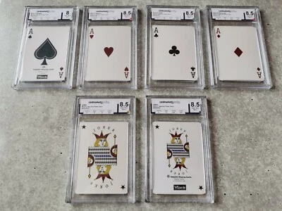 WOTC Yaquinto Poker Deck 1994 - Complete; Aces and Joker graded (NM) - Bild 1 von 4