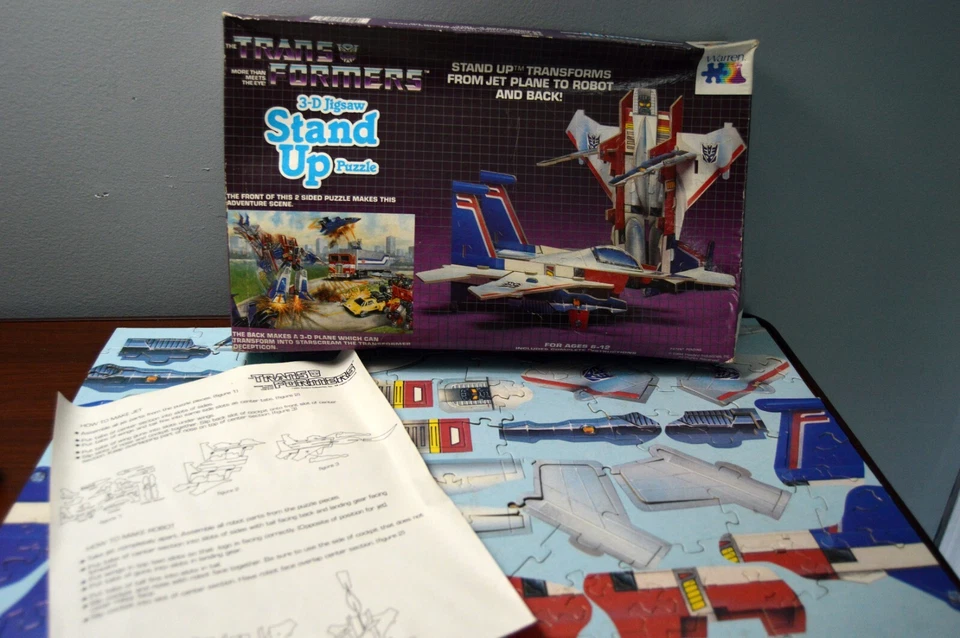 Rompecabezas de pie Transformers 3D de colección 1984 años 80 Foto 1 de 4