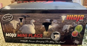 Mojo Mini Flags, NIB, 4 Motor Housings, 4 Blk/4wht Flags - Picture 1 of 6