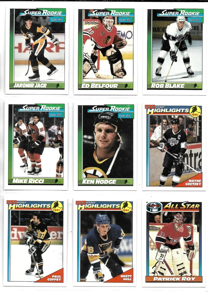 Rob Blake Los Angeles Kings 1991-92 O-Pee-Chee Hockey Super Rookie #6 - Image 1 of 1