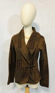 Chaqueta Ralph Lauren Mujer Ecuestre Pequeña Marrón Cierre Hebilla De Colección Años 90 - Imagen 1 de 8