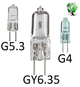 (15) JC Bi-Pin 12 Volt G5.3 G6.35 G4 bulbs lamps Capsule 12V Puck - Picture 1 of 1