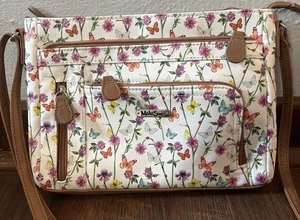 MultiSac Floral Crossbody Bag leichte Reisetasche Alltag Handtasche - Bild 1 von 4