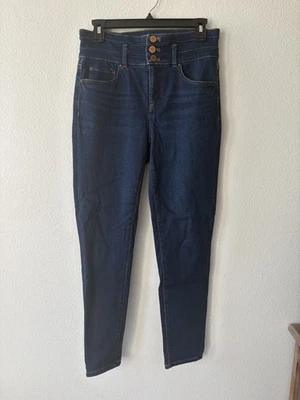 Ann Taylor Women's the Skinny Ankle Jeans Size 4, Blue, 3 Top Buttons - Image 1 of 4