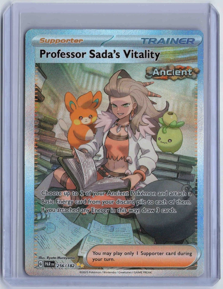 Professor Sada's Vitality Special Illustration Rare SV04: Paradox Rift 256/182 N - Image 1 of 2