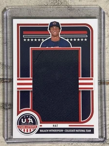 2025 Panini Stars & Stripes USA Malachi Witherspoon Jumbo Hat Relic SP #6/6 - Picture 1 of 8