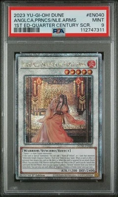 Yugioh Angelica, Princess of Noble Arms DUNE-EN040 Quarter Century Secret PSA 9 - Image 1 of 4