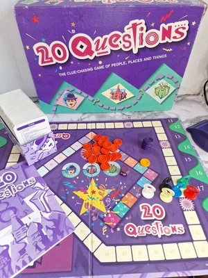 Vintage 20 Questions Board Game - The Clue Chasing Game - MB - 1993 - Complete - Image 1 of 4
