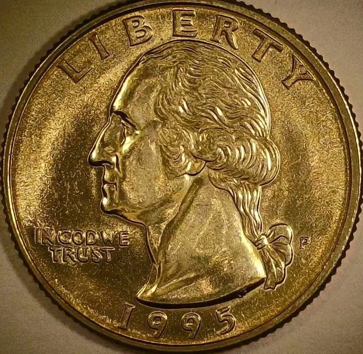 🔥 BRILLIANTLY UNCIRCULATED 1995-P WASHINGTON QUARTER DDO W/ DDR VARIETY - Image 1 of 4