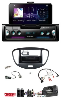 Pioneer USB Lenkrad Bluetooth DAB Autoradio für Hyundai i10 ISO 2009-2013 schwar - Bild 1 von 4