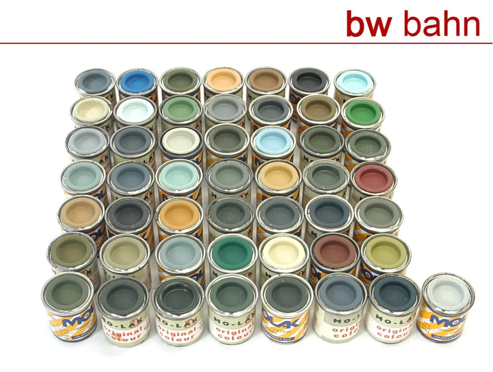 Molak Farben-Set mit 50 verschiedenen Farben, Lack für Modellbau - Bild 1 von 1
