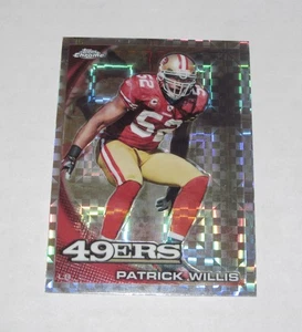 Topps Chrome Xfractor Refractor 182 2010 Patrick Willis Salón de la fama 49ers - Imagen 1 de 2