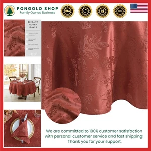 Elrene Home Fashions Elegante Tessuto Foglie Jacquard Damascato Rughe 60" x 84",... - Foto 1 di 9