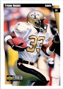 Tyrone Hughes 1997 Collector's Choice #276 Chicago Bears - Bild 1 von 2