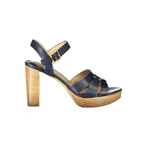 Ralph Lauren Blue Leather Sandal - Picture 1 of 4