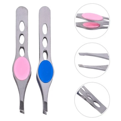  4 Pcs Eyebrow Shaping Tool Precision Tweezers for Facial Hair Clip - Image 1 of 4