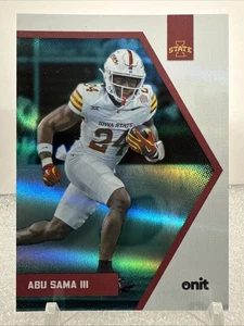 2025 Onit Iowa State - TEAL HOLO Parallel #P-1 Abu Sama III - Picture 1 of 2