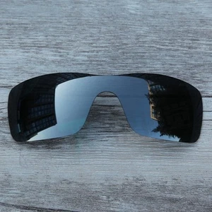 Neue schwarz Chrom schwarz Iridium polarisierte Gläser für Oakley Batwolf zwei Stück - Bild 1 von 10
