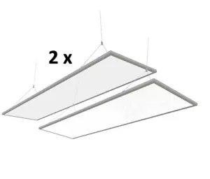 2 Stk. LED Pendelleuchte Panel 120x30 DALI dimmbare Büroleuchte Hängelampe KNX - Bild 1 von 7