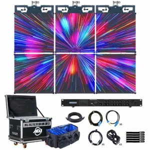 ADJ VS3 3x2 LED Video Panel Wall System w Processor & Fly Hardware - Picture 1 of 12