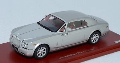 1/43 TrueScale TSM 114322 2009 Rolls Royce Phantom Coupe silver NIB - Image 1 of 4