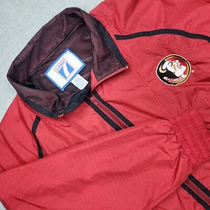Vintage FSU Jacket Large Logo 7 Windbreaker Florida State Seminoles Y2K 90s - Picture 1 of 14