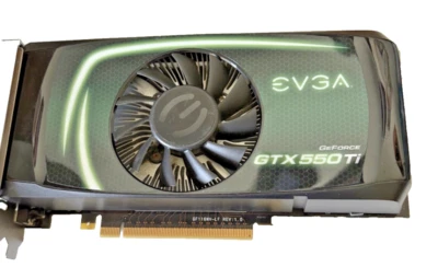 EVGA NVIDIA GEFORCE GTX550Ti 01G-P3-1556-KR 1GB GDDR5 Video Graphic Card - Image 1 of 4