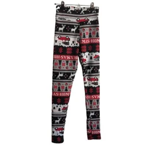 No Boundaries, Childs Small(3-5) Home For Christmas Red White Black Pajama pants - Picture 1 of 5