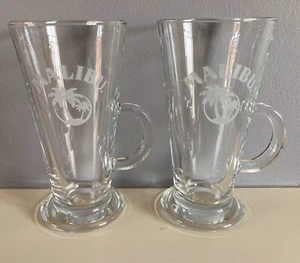 2 x Malibu 300ml Latte Coffee Glasses Brand New 100% Genuine - Picture 1 of 1