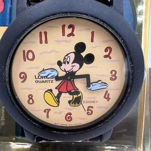 Orologio Topolino Cammina Come Un Egiziano Vintage Nuovo Vecchio Stock LEGGI CINTURINO CATTIVO - Foto 1 di 9