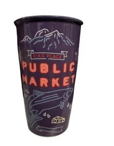 Starbucks Seattle Pike Place public market cup mug tumbler purple fish - Picture 1 of 4