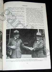 BOY SCOUTS 1941 LORD BADEN-POWELL OBITUARY + PADEREWSKI & BYRD ANTARCTIC RETURN - Picture 1 of 3