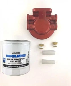 Fuel Water Separator 75GPH 28 microns Stainless Bracket With Filter 3/8 NPT - Picture 1 of 1